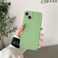 thumbnail image 1 of Funda cuadrada de silicona líquida para teléfono móvil, carcasa suave a prueba de golpes para iPhone 11, 12, 13, 14 Pro Max, 13 Mini, X, XR, XS Max, 7, 8, 6s Plus Fivean unisex, 1 of 2