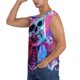 thumbnail image 3 of Fotbe Neon Skull With Milkshake Men's Camiseta sin Mangas Estampada para Hombres, Playera Casual para Gimnasio, Entrenamiento, Playa-3X-Large, 3 of 7