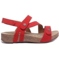 thumbnail image 2 of Josef Seibel Tonga 53 Women's Strappy Sandal With Slight Wedge In Red Size 10, 2 of 6