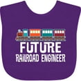 thumbnail image 3 of Inktastic Future Railroad Engineer Train Boys or Girls Baby Bib, 3 of 4