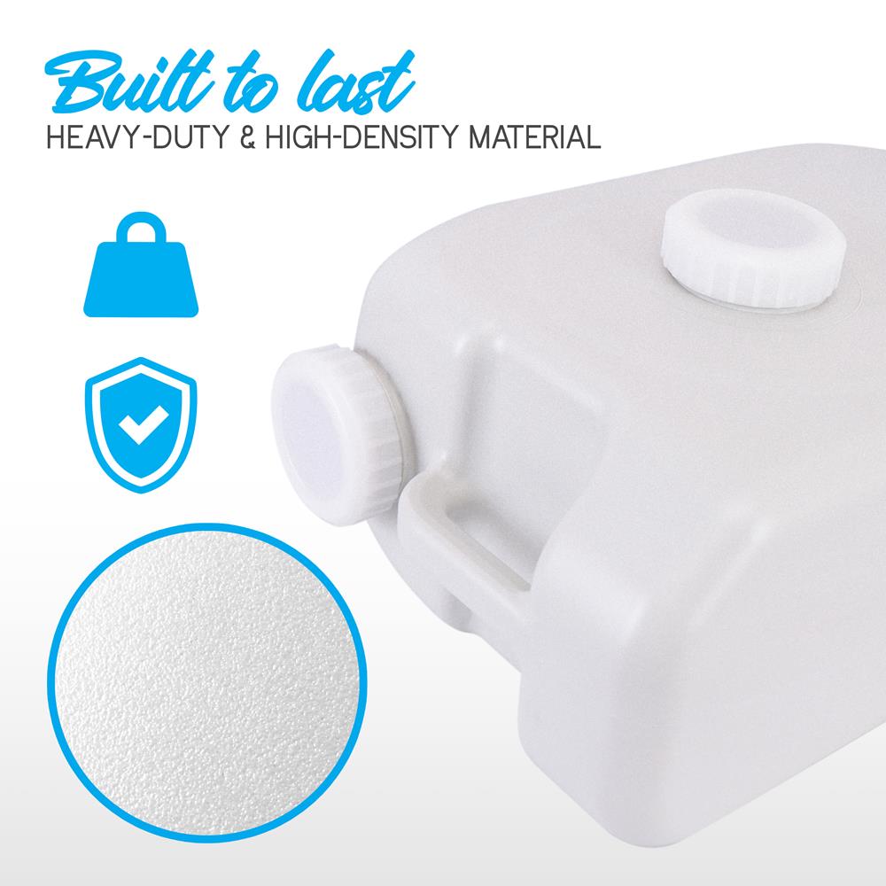SereneLife 24L Compact Portable Water Tank - Non-toxic Water Container Reservoir W/ Carry Handle