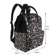 thumbnail image 2 of Zufioo Anchor Print Large capacity mommy bag, diaper bag, waterproof parent-child backpack, multi-pocket design backpack suitable for travel and shopping, 2 of 6