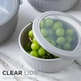 thumbnail image 4 of COOK WITH COLOR Meal Prep Containers Wide Mixing Bowls Food Storage Containers with Lids, Gray 12 Pcs, 4 of 8