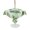 Green,Sage,White, variant on Outdoor Tablecloth with Umbrella Hole for Patio/Picnic/Party/Camping, Green Monstera Leaves Waterproof Table Cloth Square Cover Washable, Vintage Tropical Summer Botanical (54"x 54")