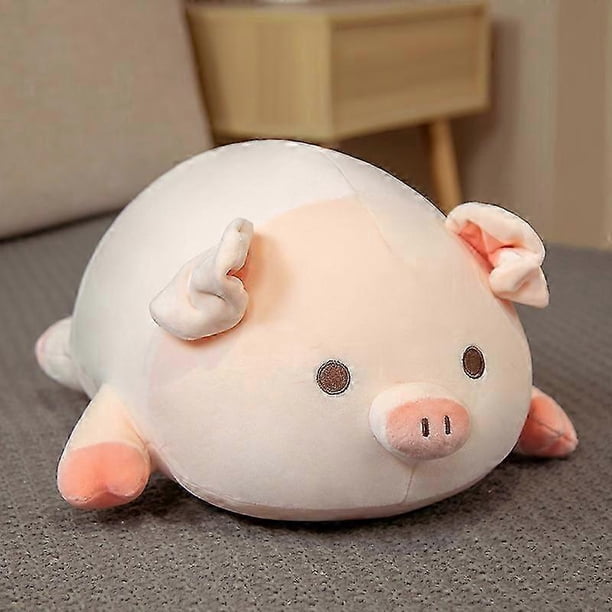 Huiyun New Arrive 40/50/60/80cm Squishy Pig Stuffed Doll Lying Plush Piggy Toy Animal Soft Plushie Pillow Birthday Gift