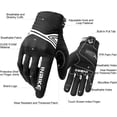 thumbnail image 2 of Breathable Mesh Motorcycle Gloves Touchscreen with TPR Palm Pad Hard Knuckles, 2 of 8