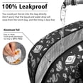 thumbnail image 5 of Lunch Bag Lunch Box for Women Reusable Insulated Lunch Bags,Water-Resistant Gothic Cooler Lunch Tote Bag, Large Capacity for Work Travel Picnic, 5 of 6