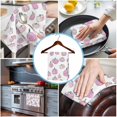 thumbnail image 3 of Pink Pumpkins Fall 1 Pack Kitchen Towel, Water Absorbent Dish Towel, Watercolor Thanksgiving Decorative Hand Towels - Quick Drying Cloth for Cooking Baking, 18x28 Inch, 3 of 8