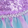thumbnail image 4 of HAWEE Little Girls Mermaid Costume Princess Dress Halloween Outfits Cosplay Fancy Dress, 4 of 7