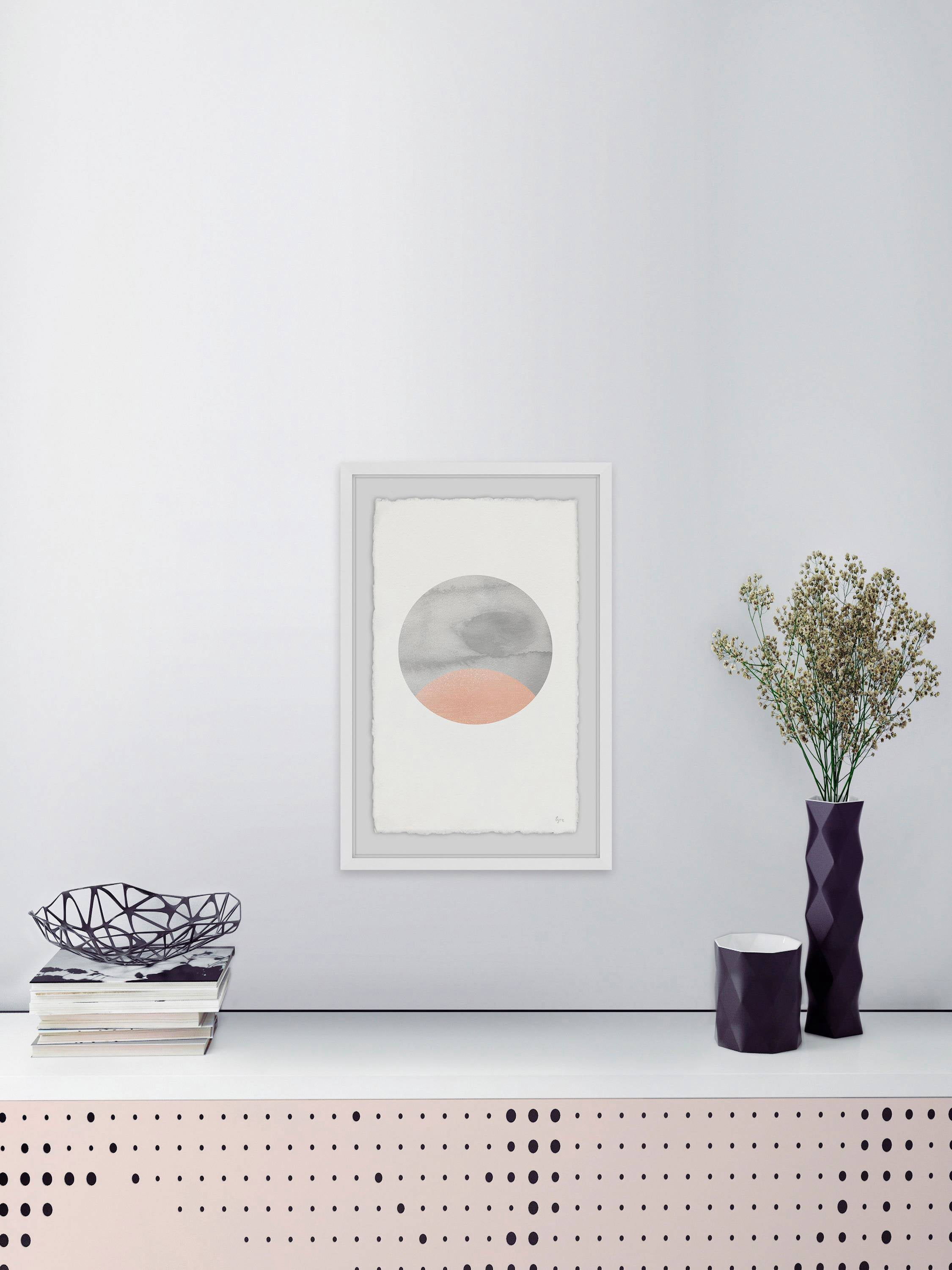 Circulus Griseo Framed Painting Print