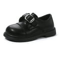 thumbnail image 1 of Dakaela Chaussures Habillées pour Tout-Petits Garçons Filles, Petits Enfants, Uniforme Scolaire, Formel Décontracté, Richelieus, Bout Rond, à Enfiler, Mariage Fête, Mocassins, Ballerines, Noir 13, 1 of 7