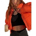 thumbnail image 3 of Women's Crop Short Jacket Cropped Puffer Jackets for Women Warm Winter Lightweight Coat, 3 of 6