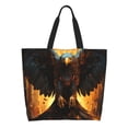 thumbnail image 1 of Easygdp Cool Black Eagle Bolsas Tote para Mujer, Bolsos de Hombro para Viaje, Bolsos de Mano de Gran Capacidad para Compras y Trabajo, 1 of 8