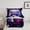 Silver Purple Blue, variant on Castle Fairy Silver Cyberpunk Gamepads Twin Comforter Sets,Video Game Bedding Set