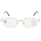 thumbnail image 1 of Gafas multifocales para presbicia, gafas de lectura con bloqueo de luz azul para hombres y mujeres (+300 dorado), 1 of 8