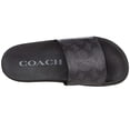 thumbnail image 4 of Sandalias COACH Udele Slide para mujer, color carbón/negro, talla 7, 4 of 6