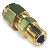 Tempco Compression Fitting,1/8 MNPT,Brass FTGR-1019