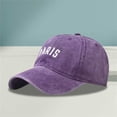 thumbnail image 1 of Alphabet Embroidery Solid Color Duck Hat Trend Personality Outdoor Print Breathable Mesh Hat, 1 of 4