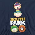 thumbnail image 2 of South Park Solid Circles Unisex Adult Pull-Over Hoodie,Solid Circles, X-Large, 2 of 6
