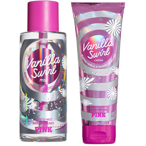 cocaïne gips Dislocatie Victoria's Secret Pink Vanilla Swirl Scented Mist and Lotion Set of 2 -  Walmart.com