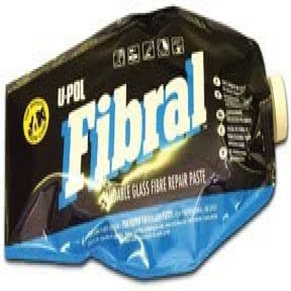 U-POL Products UPLUP0754 FIBRAL Sandable Glass Fibre Repair Paste 1L Bag 