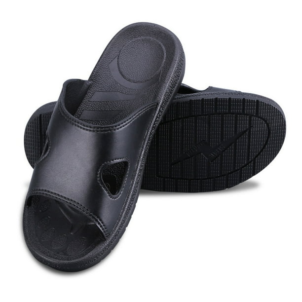 Pantuflas antiestáticas, limpias y protectoras, sin polvo, para trabajo, para hombres y mujeres (suela de poliuretano, 36 yardas, color negro)