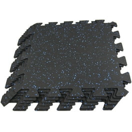 RevTime 6pcs Interlocking Rubber Floor Tile 20 x20 x3 8