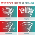 thumbnail image 7 of Windshield Wipers Blades, 26"+18" (Set of 2) Wiper Blades with Rubber for Front Automotive Windshield Wipers for All-Seasons, 7 of 7