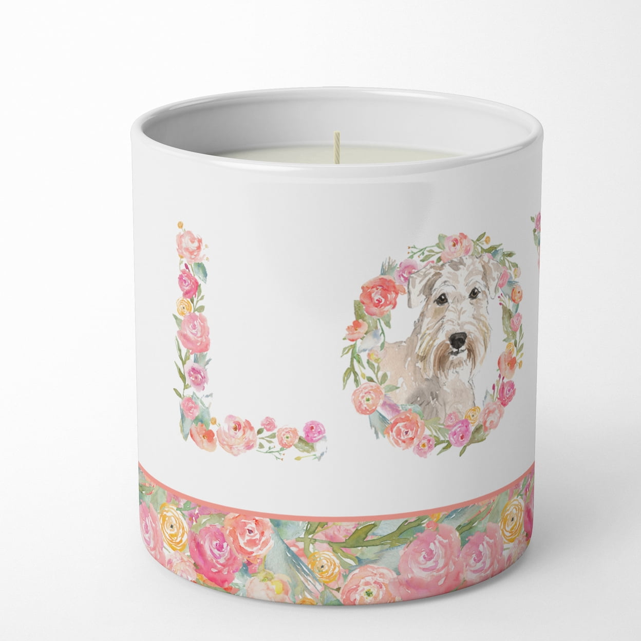 Wheaten Terrier Love 10 oz Decorative Soy Candle