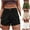 Noir, variante sur Tumotour Shorts Cargo d'Été pour Femmes Couleur Unie Athleisure Shorts Amples d'Entraînement Taille Haute Élastique avec Poches