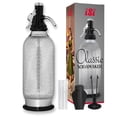 thumbnail image 1 of iSi North America Soda Siphon Classic Mesh Sodamaker for Making Carbonating Beverages, 1 Quart, Stainless Steel,Silver, 1 of 3