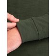 thumbnail image 6 of Fruit of the Loom Men's Slub Waffle Thermal Underwear Crew Top, Sizes S-5XL, 6 of 9