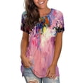 thumbnail image 1 of Camisas Para Mujer Moda Tops Divertido Printe Casual Loose Fit Camisetas Blusa Estampado Camisa Odeerbi ODB126391, 1 of 6