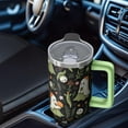 thumbnail image 5 of 40oz Halloween Tumbler with Handle – Pumpkin Skeleton Drinkware with Lid and Straw – Spooky Theme Travel Cup – Horror Aesthetic Coffee Mug, 5 of 5