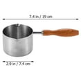 Stainless Steel Small Saucepan Water Boiling Pot Deepen Sauce Pan for Warming Milk