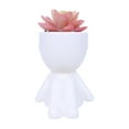thumbnail image 1 of Modern Ceramic Succulent Planter Miniature Pot for Home Gardening and Desk, 1 of 7
