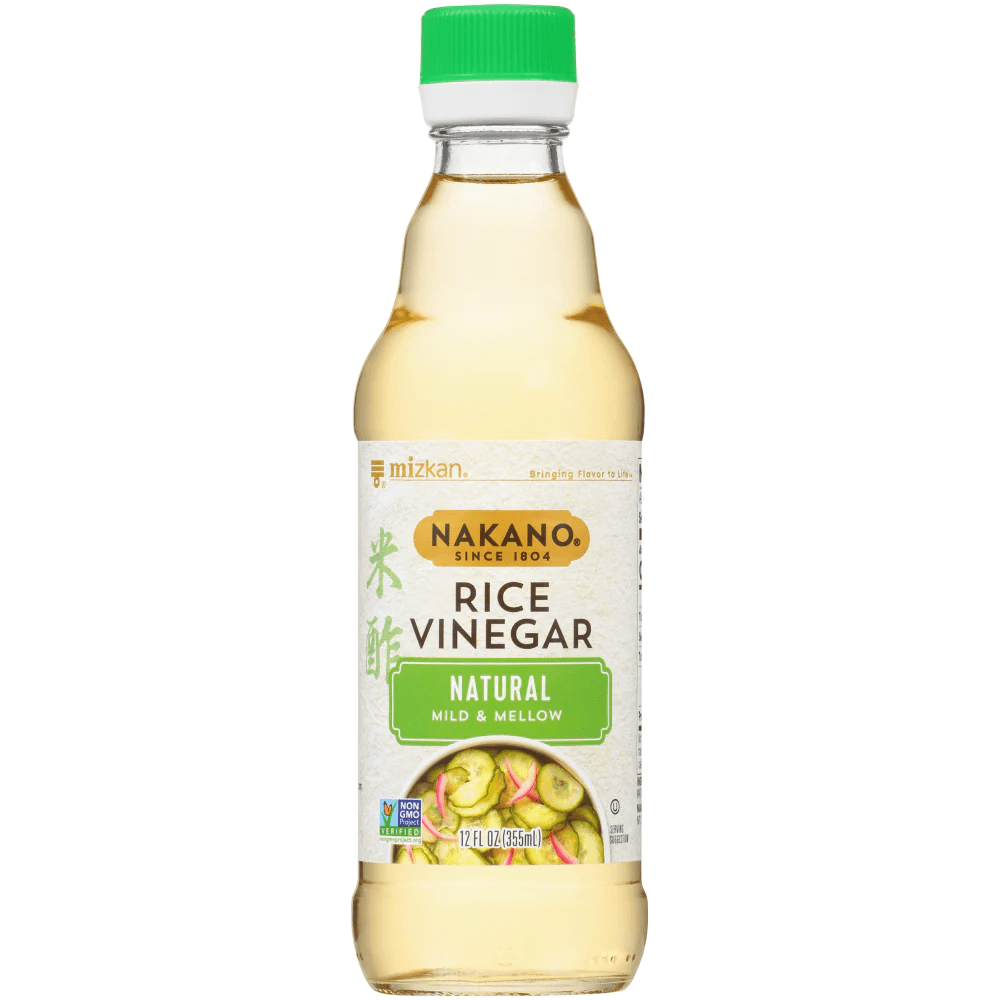 Mizkan Nakano Organic Natural Mild & Mellow Rice Vinegar, 12 oz [Pack