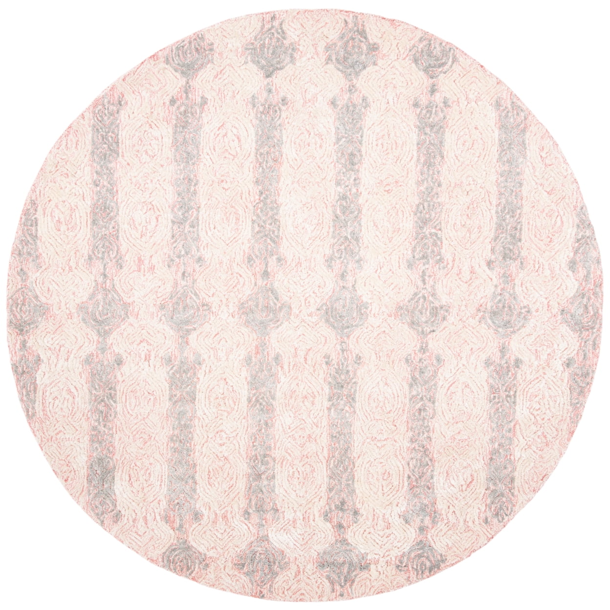 SAFAVIEH Glamour Aubree Abstract Area Rug, Light Pink/Ivory, 4' x 6'