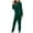 Green, variant on Velour Sweatsuits Sets for Women 2 Piece Outfit Long Sleeve Jackets Pants Workout Tracksuits with Pockets