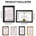 thumbnail image 3 of ⚡ Big Sale ! Certificate Frame Solid Wood Authorization Certificate Award Frame, 3 of 4