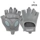thumbnail image 3 of Advancent 2 uds guantes de gimnasio para Fitness culturismo transpirable guante de medio dedo al aire libre absorbente sudor mitones Ciclismo Gris L, 3 of 6