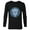 Black, variant on Marvel Spider-Man: Across the Spider-Verse Pavitr Symbol - Long Sleeve T-Shirt for Men - Customized-White