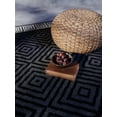 thumbnail image 5 of Furnish My Place Outdoor Collection Geometric Area Rug - 7 ft. 10 in. x 10 ft. Black, Contemporary Style Water Proof Rug for Garden, Bedroom, Patio, Balcony, 5 of 6