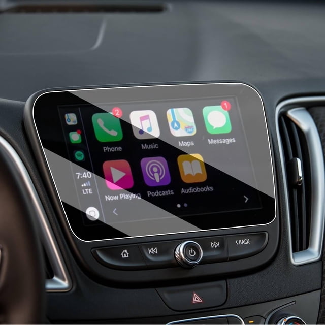 Protector de pantalla TTCR-II de vidrio templado de 8 pulgadas para Chevrolet Malibu Premier 2016-2025, LS/RS 2019-2025, Equinox Premier 2018-2024, Volt LT/Premier 2016-2019