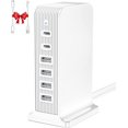 thumbnail image 1 of Glaciersei Multi Usb Charger. 6-Port Usb Tower Charging Station, 1 of 5