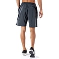 thumbnail image 4 of Men's Workout Running Shorts with Zipper Pockets Quick Dry Lightweight Breathable Gym Shorts, 4 of 7