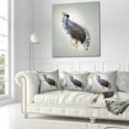 thumbnail image 3 of Designart Guinea Fowl Abstract Design - Animal Throw Pillow - 16x16, 3 of 5