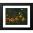 thumbnail image 2 of Tommaso Realfonso 14x12 Black Modern Framed Museum Art Print Titled - Still Life with Pomegranates, Grapes, Birds and a Squirrel (18th Century), 2 of 5