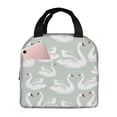 thumbnail image 1 of Easygdp White Birds Bolsa Térmica Premium - Tela Oxford Impermeable, Gran Capacidad, Bolsillo Frontal, Unisex para Trabajo, Escuela, Actividades al Aire Libre y Picnics, 1 of 8