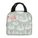 thumbnail image 1 of Easygdp White Birds Bolsa Térmica Premium - Tela Oxford Impermeable, Gran Capacidad, Bolsillo Frontal, Unisex para Trabajo, Escuela, Actividades al Aire Libre y Picnics, 1 of 8